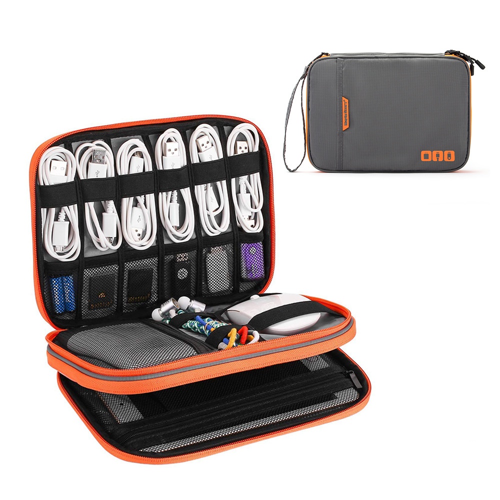 Electronics Gadgets And Accessories - Camadas duplas Grande Capacidade Travel Organizer