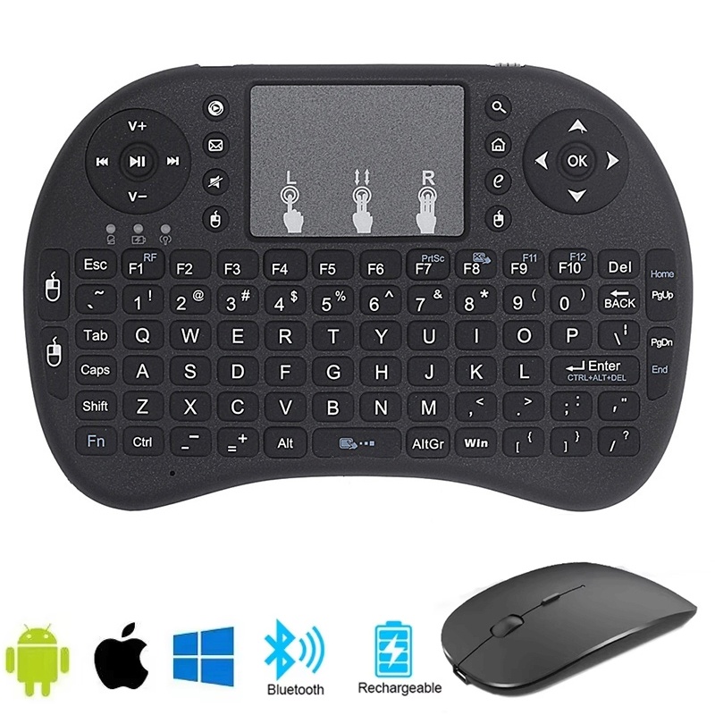 Mini Projector Portable - Mini teclado bluetooth portátil em inglês,