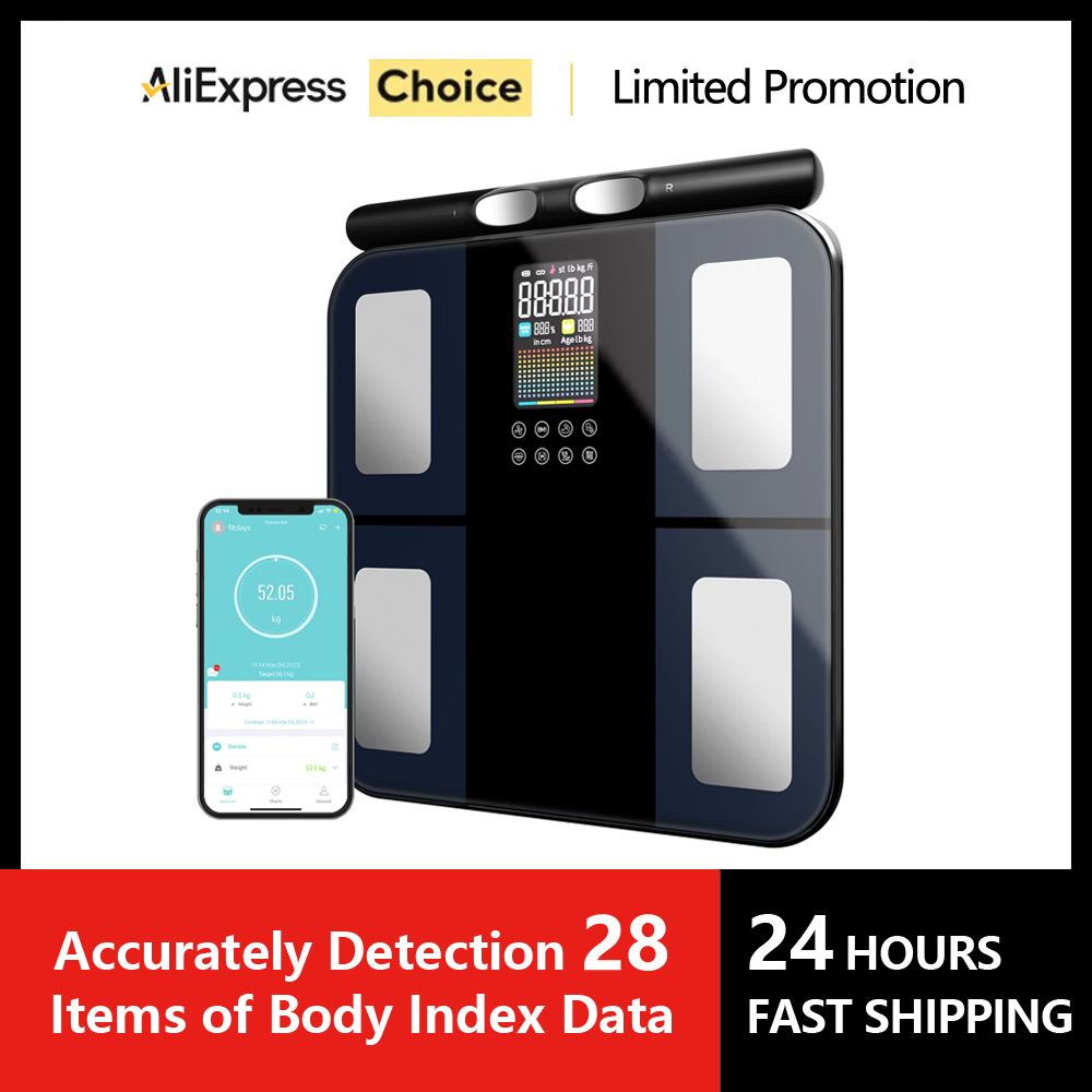 Body Fat Scale Smart - Balança Digital Inteligente de Composição Corporal,