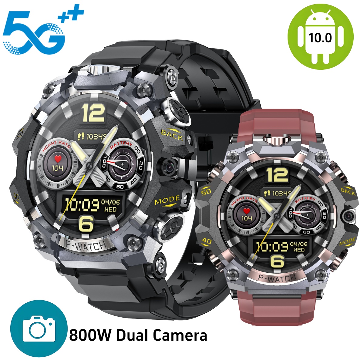 Electronics Quiz - Smartwatch Q668 Android 10.0 1.95 polegadas
