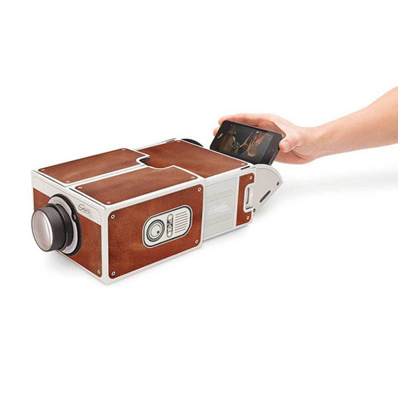 Mini Projector Portable - Projetor 3D Mini Smartphone Projetor DIY