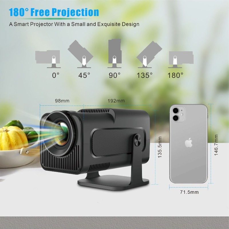 Projetor Portátil Original HY3 - Mini Projector Portable avaliação e preço