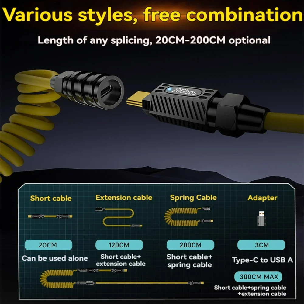 Cabo de dados 7 em 1 USB C Gee - Diy Electronics Gadgets avaliação e preço