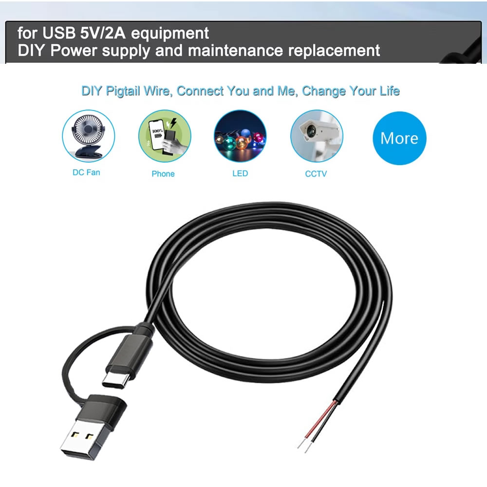 Cabo de alimentação dc de 2 pi - Diy Electronics Gadgets avaliação e preço