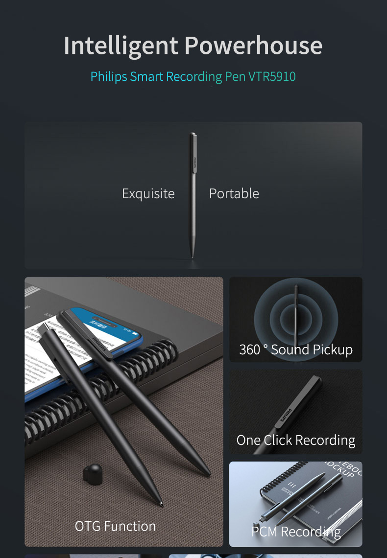 Caneta Gravadora de Voz Philip - Voice Recorder Pen avaliação e preço